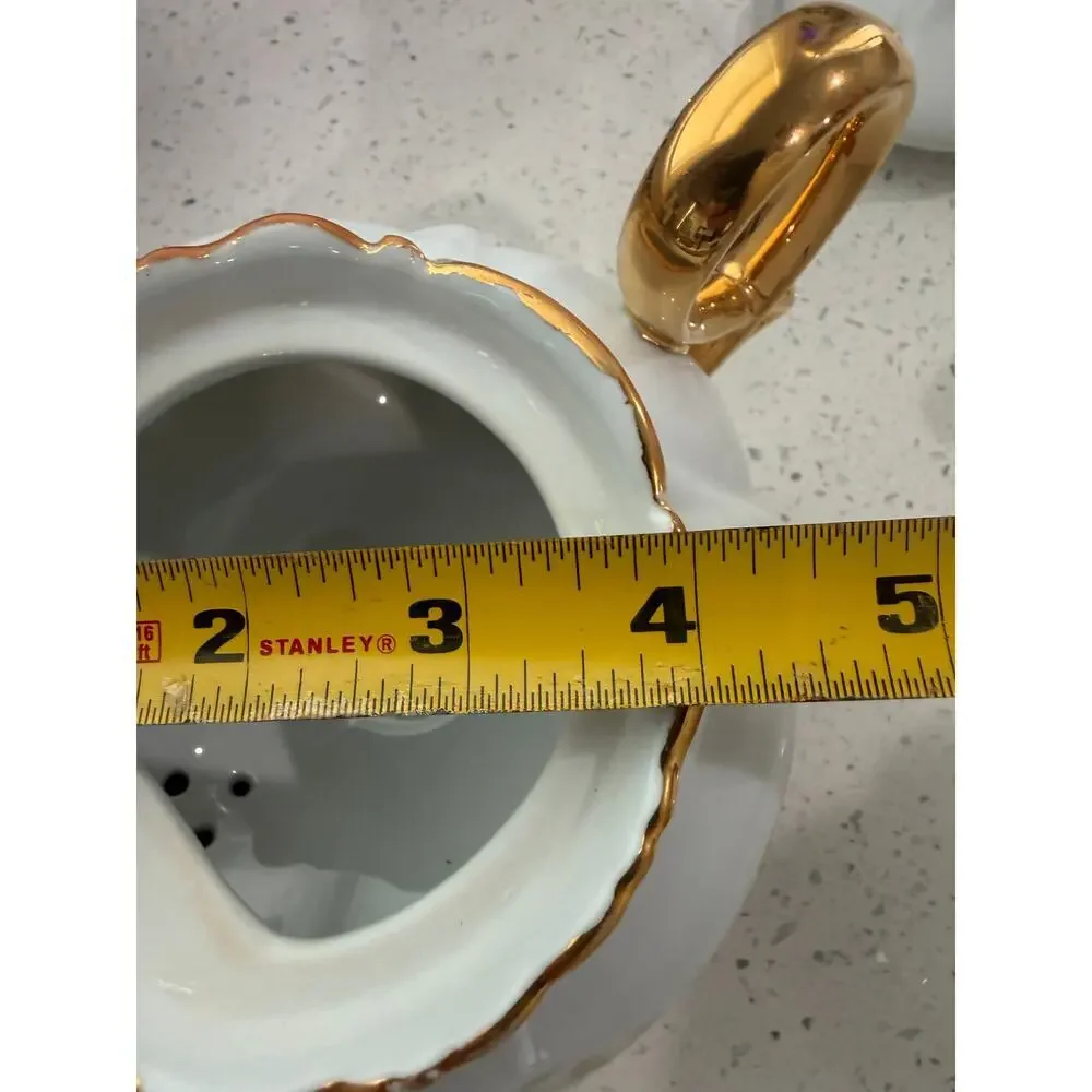 VINTAGE 3 piece Mary Herzig CHINA TEA Set circa 1950’s